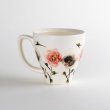 画像2: ちぢれ花（赤）　マグカップ (2)