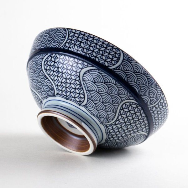 画像5: 地紋織り (特大)茶碗 (5)