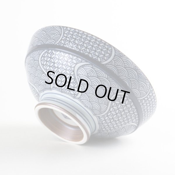 画像5: 地紋織り （特大）茶碗 (5)