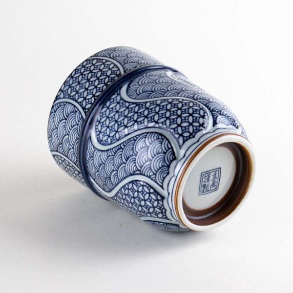 画像4: 地紋織り (特大)湯呑 (4)