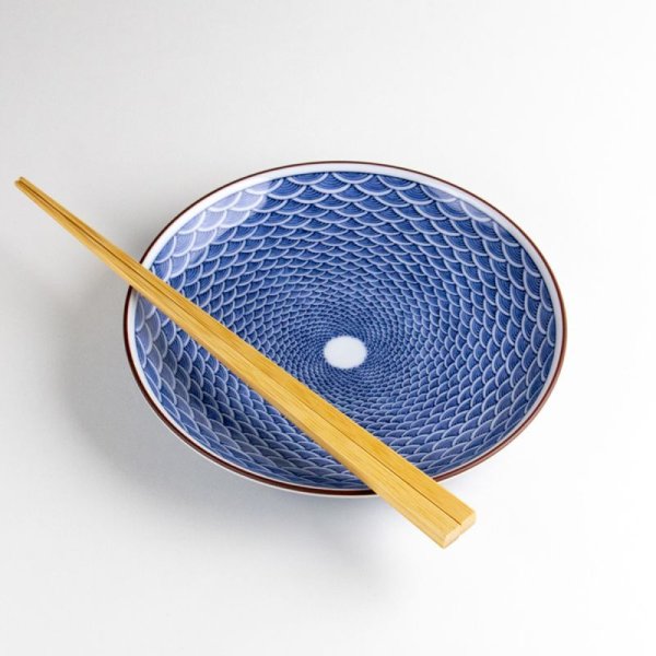 画像5: 青海波 5寸皿 (5)