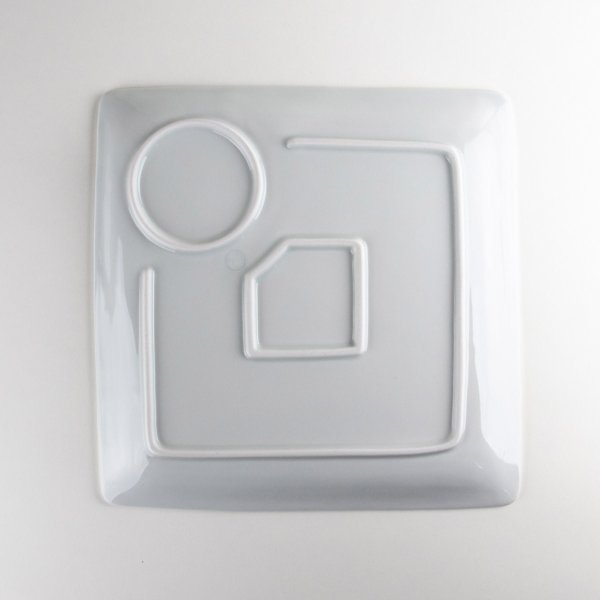 画像3: 古伊万里百景 角トレー皿 (3)