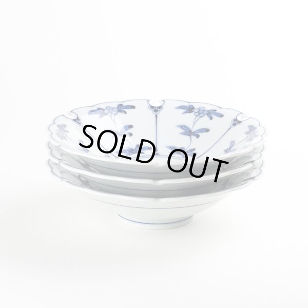 画像6: 割草花兎紋 雪輪多用皿 (6)