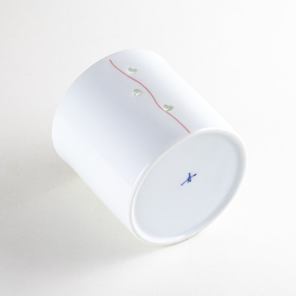 画像4: 【名入れ・名前入り】水晶彫ハートライン(赤) ロックグラス (4)