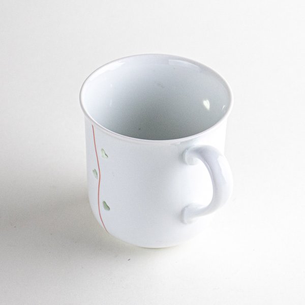 画像4: 【名入れ・名前入り】水晶彫ハートライン(赤) マグカップ (4)