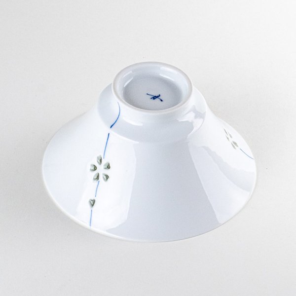 画像3: 水晶彫花あそび(青)茶碗 (3)