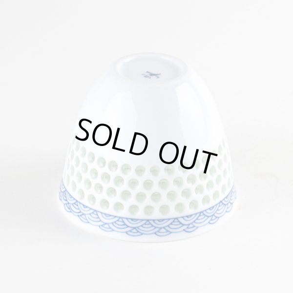 画像3: 水晶彫青海波 煎茶 (3)