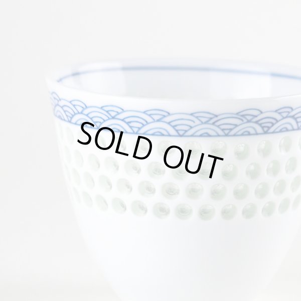 画像4: 水晶彫青海波 煎茶 (4)