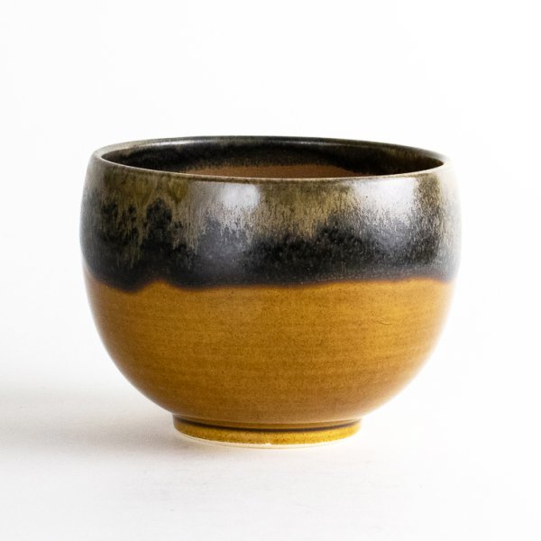 黄瀬戸　丸抹茶碗（木箱入）