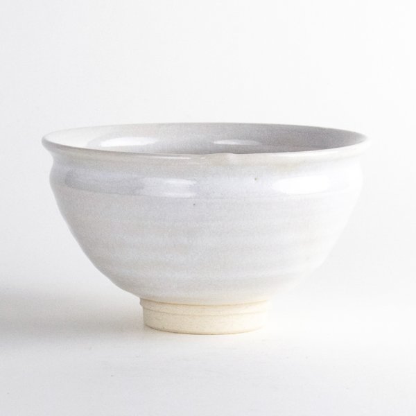 白粉引　抹茶碗（木箱入）