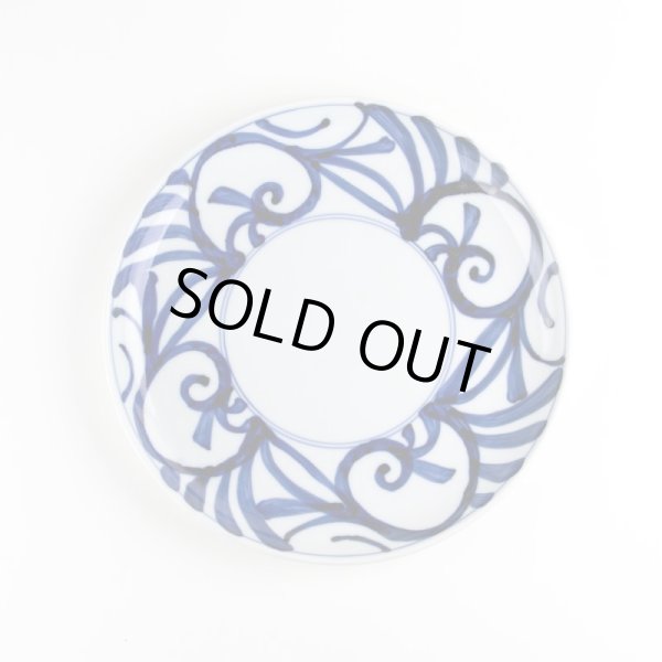 画像2: とべ唐草 21cmプレート (2)