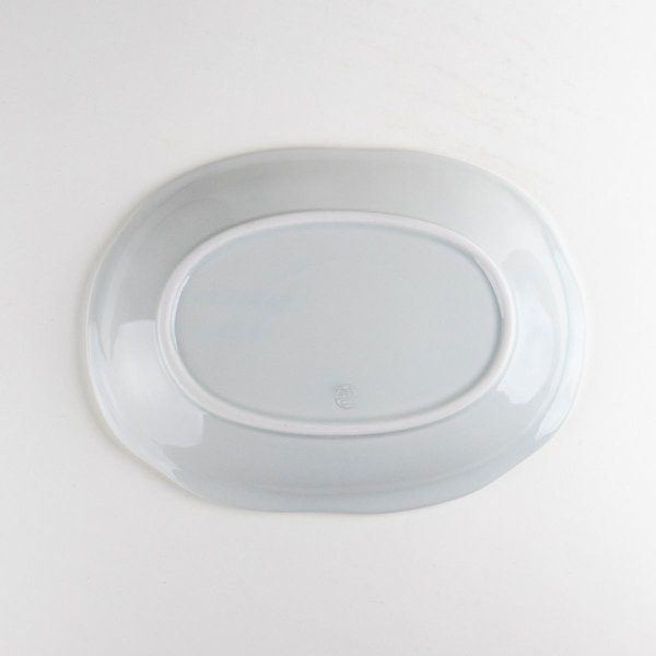 画像4: リーフ 面彫楕円皿 (4)