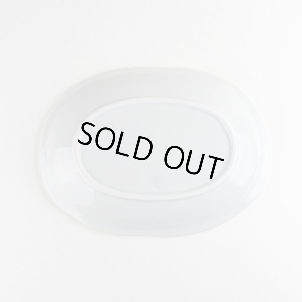 画像4: リーフ 面彫楕円皿 (4)