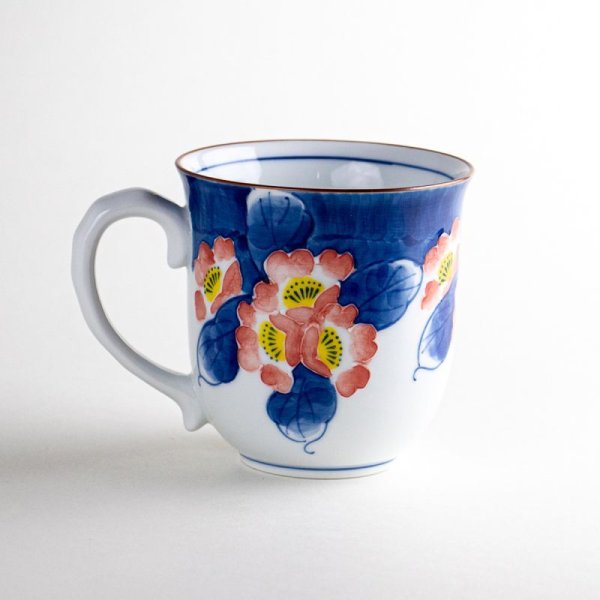 画像2: 花集い(赤) マグカップ (2)