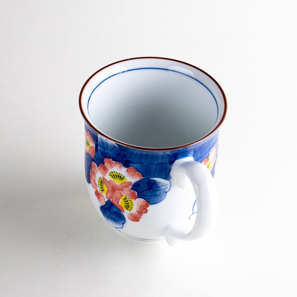 画像4: 花集い(赤) マグカップ (4)