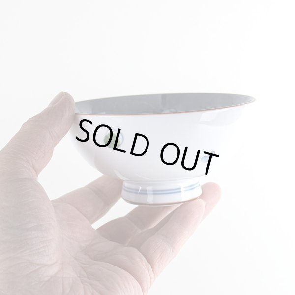 画像5: 恋つばき(黒) 茶碗 (5)