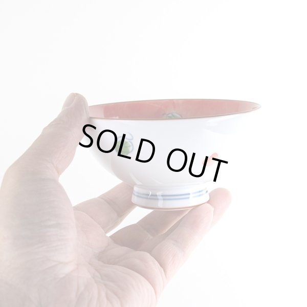 画像5: 恋つばき(赤) 茶碗 (5)