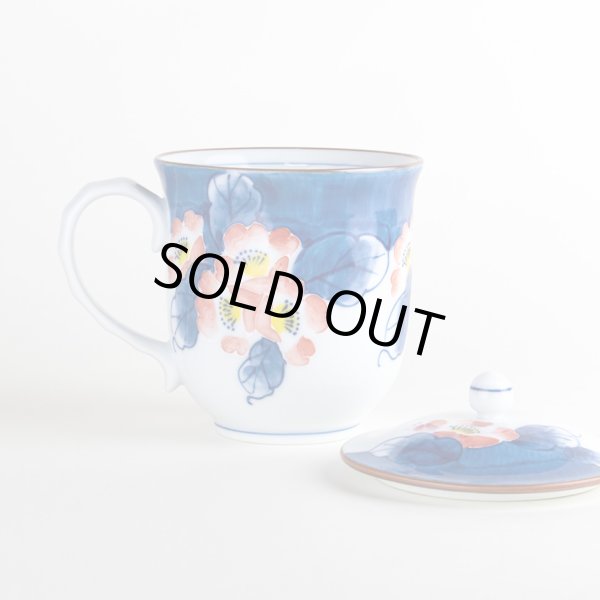 画像3: 花集い（赤）蓋付マグカップ (3)