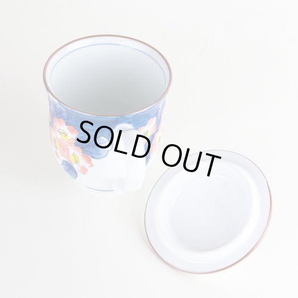 画像4: 花集い（赤）蓋付マグカップ (4)