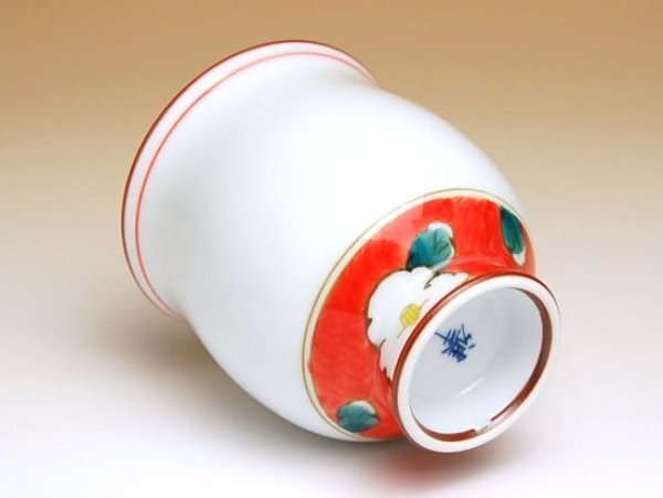 画像3: 【名入れ・名前入り】沙羅（赤）湯呑 (3)