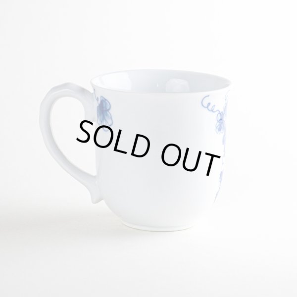 画像2: 【名入れ・名前入り】藍ぶどう マグカップ (2)