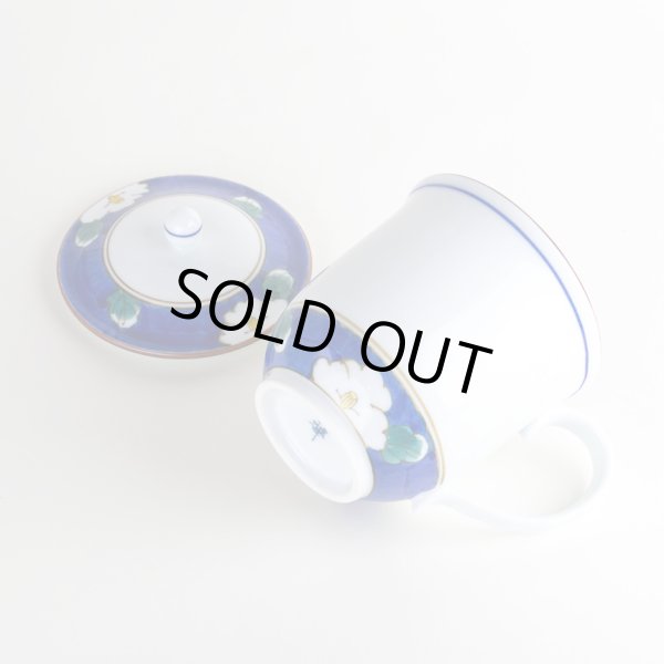 画像5: 沙羅（青） 蓋付マグカップ (5)