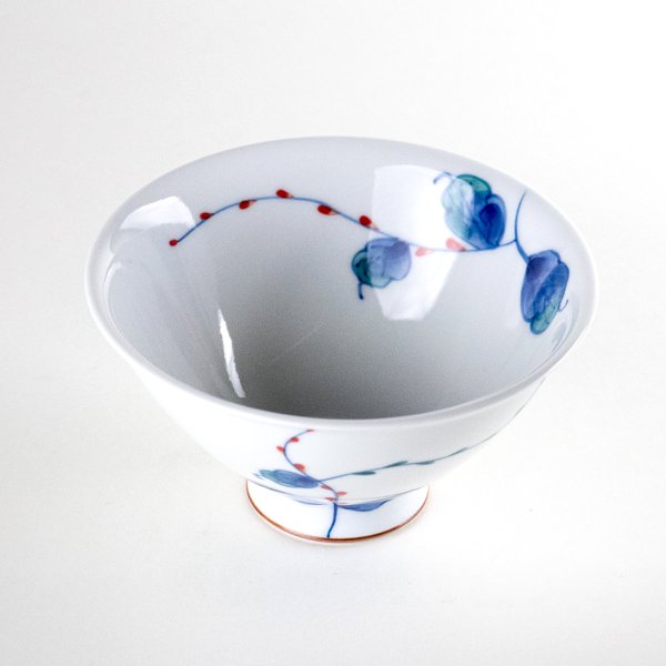 画像2: 【名入れ・名前入り】水引き草(小) 茶碗 (2)