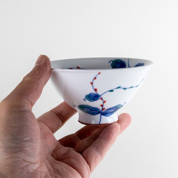 画像5: 【名入れ・名前入り】水引き草(小) 茶碗 (5)