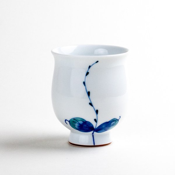 画像2: 【名入れ・名前入り】水引き草(大) 湯呑 (2)