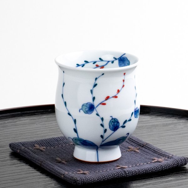 画像6: 【名入れ・名前入り】水引き草(大) 湯呑 (6)