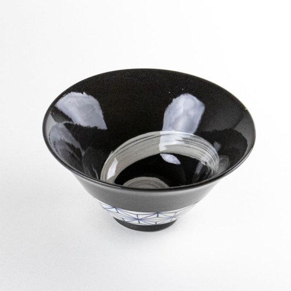 画像2: 【名入れ・名前入り】絵麻(青) 茶碗 (2)