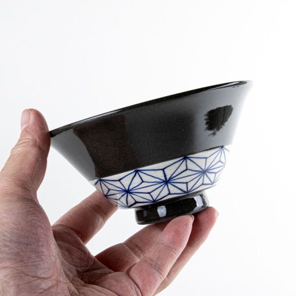 画像6: 【名入れ・名前入り】絵麻(青) 茶碗 (6)