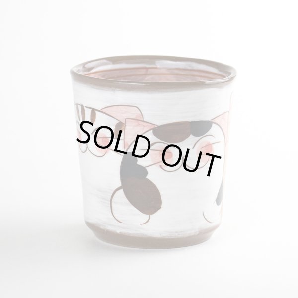 画像2: 仲良しネコ（赤） マグカップ (2)