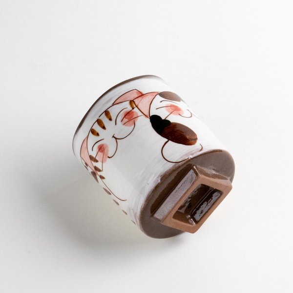 画像4: 仲良しネコ(赤) 湯呑 (4)