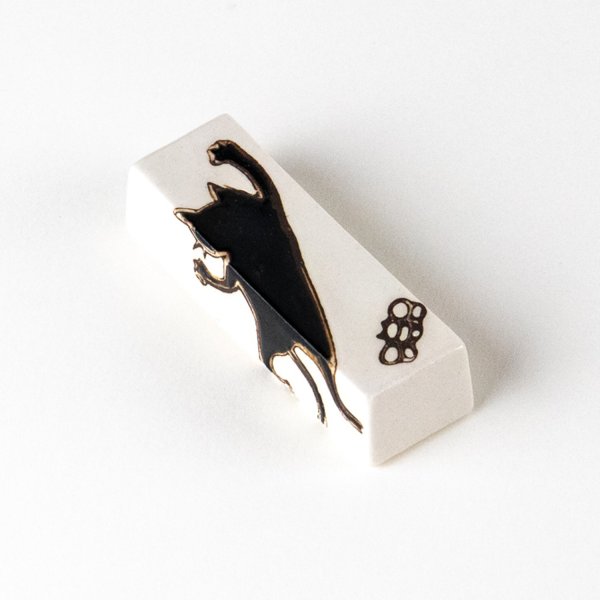 画像2: クロネコ　箸置 (2)