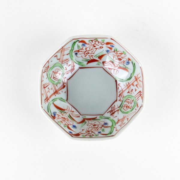 画像3: 錦万暦　八角小鉢 (3)