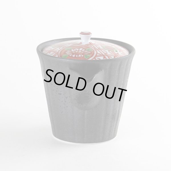 画像2: 赤絵牡丹 Uポット (2)