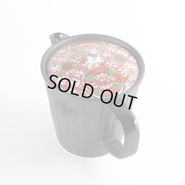 画像4: 赤絵牡丹 Uポット (4)