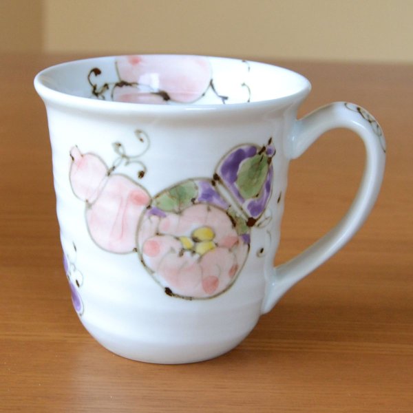 画像3: 卒寿 お祝い マグカップ 無病息災を願った縁起物ギフト 有田焼 花六瓢 赤 卒寿熨斗・メッセージカード付き 木箱入り (3)