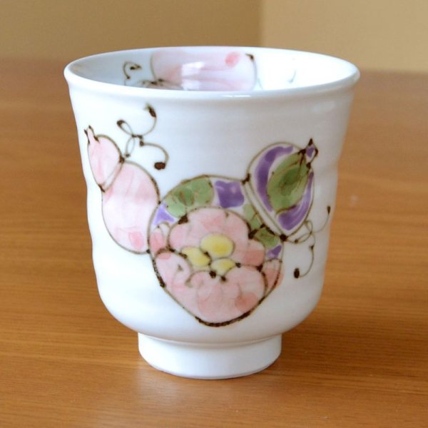 画像3: 白寿 お祝い 99歳 無病息災を願った縁起物ギフト 有田焼 湯呑み 花六瓢 赤 白寿熨斗・メッセージカード付き 木箱入り (3)