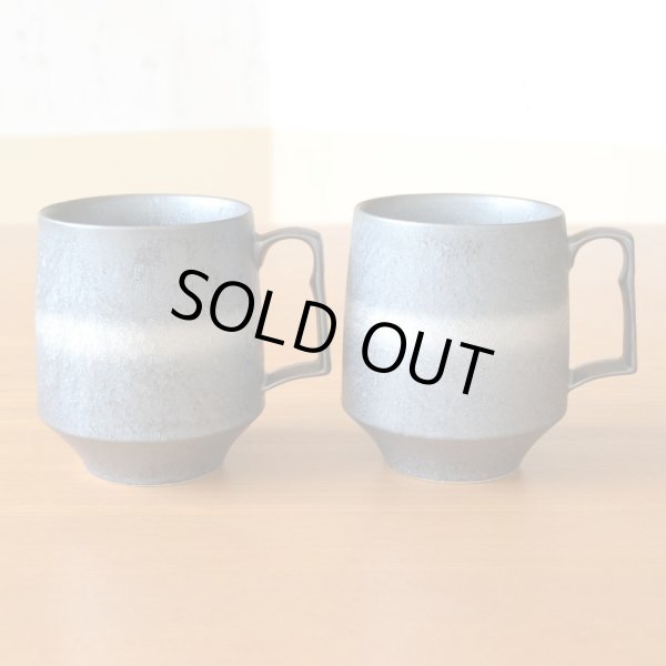 画像3: 銀婚式 プレゼント 有田焼 マグカップ ペアー 銀河 のし・メッセージカード付き 木箱入り (3)