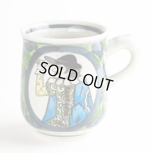 画像3: 退職祝い プレゼント 男性 マグカップ コーヒーカップ 感謝を込めた木箱入りギフト 有田焼 円左エ門窯 南蛮人 緑 (3)