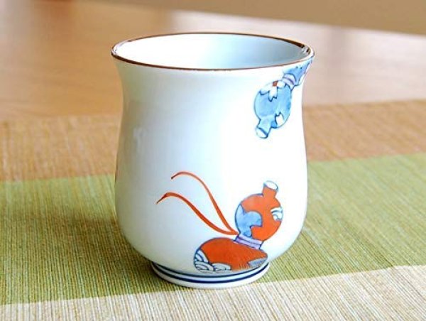 画像4: 退職祝い プレゼント 夫婦湯呑み ペアー 感謝を込めた退職ギフト 無病息災 鍋島六瓢 有田焼 日本製 贈答用 (4)