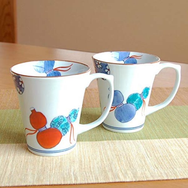 画像3: 退職祝い プレゼント 夫婦マグカップ ペアー 感謝を込めた退職ギフト 無病息災 鍋島六瓢 有田焼 日本製 贈答用 (3)